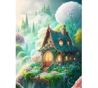 Puzzle 700 pezzi,puzzle Classici per Adulti e bambini,Giochi Rilassamento e Intelligence Idea regalo puzzle per adulti,Puzzles con motivo Lodge delle fiabe