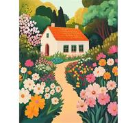 Puzzle 700 pezzi,puzzle Classici per Adulti e bambini,Giochi Rilassamento e Intelligence Idea regalo puzzle per adulti,Puzzles con motivo Sentiero dei fiori natura