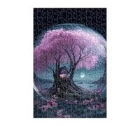 Puzzle 700 Pezzi Sognante Rosa Capanna 52x38 cm Puzzles Classici Difficili Impossibili Puzzle Adulti 700 Pezzi per Gioco Familiare Decorazione per la Casa