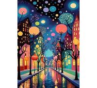 Puzzle 700 Pezzi Strade Cartoni Animati, Intrattenimento Creativo, Puzzles Classico, Puzzle Impossible, Idea Regalo Uomo e Donna Puzzles for Adults 700 Pezzi