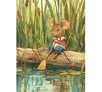 Puzzle 700 pezzi,Topo di campagna Puzzle per adulti,Jigsaw Puzzle s per Adulti e Bambini Idea Regalo per Lei o Lui Frameless