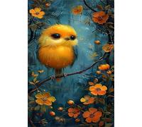 Puzzle 700 Pezzi Uccelli Fiori Gialli, Puzzle Impossibili Gioco Educativo Sviluppa Pazienza e Destrezza, Lettere sul Retro Facile Montaggio, Regalo per Uomini Donne e Anziani 52 x 38 cm