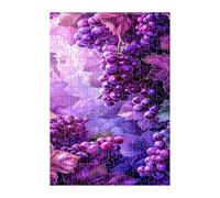 Puzzle 700 Pezzi Viola Uva 52x38 cm Puzzles Classici Difficili Impossibili Puzzle Adulti 700 Pezzi per Gioco Familiare Decorazione per la Casa