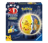 Puzzle 72 pz Nightlamp Led Pokemon 6a+ (12,9x15,9cm) 3D 11547