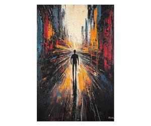 Puzzle 75x50cm/1000pcs Per Adolescenti Lone Journey - Expressionist Abstract Urban Vision Puzzle Per Adulti Gioco Rompicapo Regalo Di Compleanno Difficile Da Completare 75x50cm/1000pcs