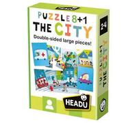 Headu Puzzle 8+1 City, Multicolore, IT20508
