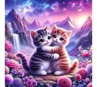 Puzzle 80 Pezzi,Gatto di montagna panoramico puzzle per adulti Giochi Educativi,Puzzles Artistico Adatto a Tutta la Famiglia(28 x 28 cm)