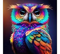 Puzzle 80 Pezzi Gufo, Decompressivo Intellettuale Educativo Divertente Gioco Puzzle Difficile Puzzles per Adulti 80 Pezzi 28x28 cm