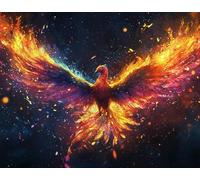 Puzzle 80 Pezzi Per Adulti Puzzle Per Adulti 80 Pezzi Jigsaw Giochi, Istruzione Decorazione Della Casa Puzzle-Uccello, Fenice, Istruzione Gioco Giocattolo, Decorazione Della Regalo T-3