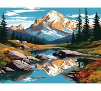 Puzzle 90 Pezzi Adulti, Giochi Educativo e Giocattoli Sfida, Puzzles Divertenti per Uomo e Donna, jigsaw puzzle adulti Regalo, Tema:Natura astratta