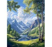 Puzzle 90 Pezzi per Adulti Nuvola dell'albero di montagna, Intrattenimento Creativo, puzzle Divertenti Uomo e Donna, Gioco Giocattolo per la Famiglia, Colorato impegnativo per adulti