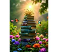 Puzzle 90 Pezzi per Adulti Pianta del libro della luce del sole, Intrattenimento Creativo, puzzle Divertenti Uomo e Donna, Gioco Giocattolo per la Famiglia, Colorato impegnativo per adulti