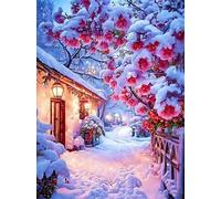 Puzzle 90 Pezzi per Adulti Strada dell'albero d'inverno, Intrattenimento Creativo, puzzle Divertenti Uomo e Donna, Gioco Giocattolo per la Famiglia, Colorato impegnativo per adulti