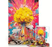 Puzzle a 1000 pezzi "Esplosione nucleare" per adulti, gioco di logica e divertimento da costruire insieme, design elegante e raffinato (50x75cm)