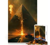 Puzzle a 1000 pezzi "Piramide dell'Apocalisse" per adolescenti, gioco cognitivo, passatempo rilassante, bordo premium, lista dei desideri di Babbo Natale (50x75cm)