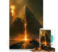 Puzzle a 1000 pezzi "Piramide dell'Apocalisse" per adolescenti, gioco cognitivo, passatempo rilassante, bordo premium, lista dei desideri di Babbo Natale (50x75cm)