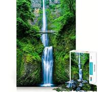 Puzzle a cascata da 1000 pezzi,gioco di concentrazione mentale,taglio di precisione,bordi lisci,gioco significativo per costruire connessioni (50x75cm)