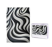 Puzzle a contrasto bianco e nero 1000 pezzi puzzle puzzle personalizzato in legno per adulti foto puzzle arte appeso alla parete decorazione per compleanno, matrimonio, San Valentino, anniversario
