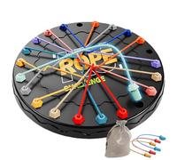 Puzzle a corda, puzzle a nodo di corda, soluzione di corda colorata, enigmi - enigmi per età da 3 anni in poi, giochi di strategia per lo sviluppo 'intelligenza