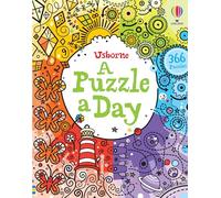 Puzzle a Day: A Fun Activity Book Featuring Mazes, Crosswords, and Word Searches, for Travel and Rainy Days