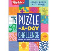Puzzle-a-Day Challenge: Bite-Size Puzzles All Year Long - Bite Size Puzzles All Year Long, Variety Puzzle Book with Word Searches, Brain Teasers, Mazes and More