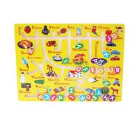 Puzzle a di legno,Puzzle in legno per bambini - Giocattoli di alfabeto educativi Giocattoli per bambini,Labirinto numero giocattoli di educazione precoce alfabeto in legno pa
