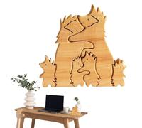 Puzzle A Forma Di Animale - Centrotavola Da Tavolo Didattico Da 6 Pezzi Per La Casa | Giocattolo Per Lo Sviluppo Della Prima Infanzia, Attività Motoria Fine Per Bambini In Età Prescolare, Set Di Gioch