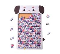 Puzzle A Forma Di Cane, Cane Puzzle In Legno, Divertenti Carinis Animali Puzzles Per Adulti E Bambini, Sfidante Creativo Irregolare Legno Animali Forma Puzzles, Per Gli Amanti Canes Regalo