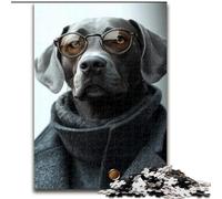 Puzzle a forma di cane per adolescenti, 1000 pezzi, antistress, per trascorrere il tempo in casa, per migliorare l'amore tra coppie (50x75cm)