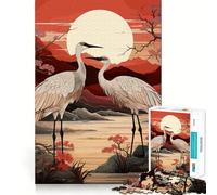 Puzzle a forma di cicogna per adulti, 1000 pezzi, gioco per allenare la mente, divertimento in casa, taglio di precisione, regalo per le vacanze (38x52cm)