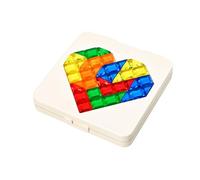 Puzzle a forma di cuore con due lati, Gioco di Logica, Rompicapo,Giochi Gioco Intelligenza,Giocattolo Educativo Creativo Idea Regalo per Adolescenti