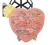 Puzzle A Forma Di Cuore, Decorazione per la Casa in Legno 100 Lingue, Puzzle, Per Interni Ufficio Finestra Festa Festival Notte Uffici Casa Scaffale Fuoco