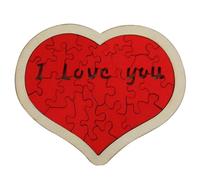 Puzzle a forma di cuore, mattoncini a forma di cuore,Puzzle in ti amo | puzzle per regali fai-da-te per la famiglia, set di mini mattoncini 3D per decorazioni per la casa per il regalo di San