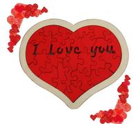 Puzzle a forma di cuore, mattoncini a forma di cuore - Puzzle in ti amo - Regali di San per l'anniversario della decorazione romantica, mini 3D per il set di per la decorazione domestica