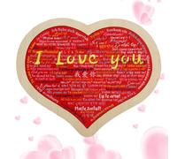 Puzzle a forma di cuore, mattoncini a forma di cuore | Ti amo Puzzle in a di - puzzle per regali fai-da-te per la famiglia, set di mini mattoncini 3D per decorazioni per la casa per il reg