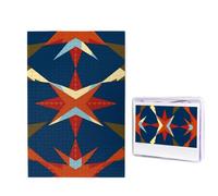 Puzzle a forma di freccia a stella, 1000 pezzi, puzzle personalizzato, in legno, per adulti, foto, puzzle artistico, decorazione da appendere alla parete, per compleanno, matrimonio, San Valentino
