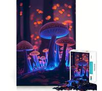 Puzzle a forma di fungo da 1000 pezzi per ragazzi, giocattolo intelligente per la casa, taglio preciso, regalo premuroso 38x26cm