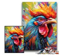 Puzzle a forma di gallo per adulti 26x38cm, perfetti per il divertimento in famiglia a Natale, Ringraziamento, compleanni e Pasqua