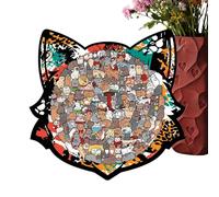 Puzzle A Forma Di Gatto - Puzzle In Legno A Forma Di Gatto 135 Simpatici Pezzi Colorati A Formadi In Legno, Puzzleinlegno | Per Bambini, Natale, Ringraziamento, Vacanze Invernali, Feste, Scuol