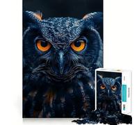 Puzzle a forma di gufo da 1000 pezzi per ragazzi, gioco di logica e abilità, morbido, rilassante, taglio preciso, regalo prezioso (38x26cm)