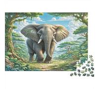 Puzzle a forma di gufo per adulti e bambini. 1000 pezzi, sfida impossibile, gioco educativo, decorazione per la casa per adulti e bambini dai 14 anni in su. 75x50 cm/1000 pezzi