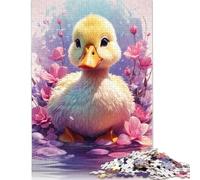 Puzzle a forma di paperella, giocattoli di decompressione, puzzle in cartone riciclato al 100% per adulti, adolescenti, regali per la festa del papà, 1000 pezzi (26x38 cm)
