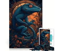 Puzzle a forma di salamandra, 1000 pezzi, per ragazzi, un gioco stimolante per la mente, rilassante e artistico, (50x75cm)