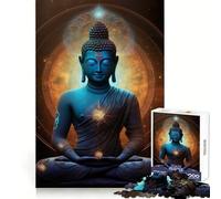 Puzzle a forma di sfera cosmica di Buddha e galassia per adulti, 1000 pezzi, per pensare con chiarezza, relax e svago, bordi precisi, regalo pensato con cura (38x26cm)