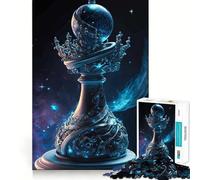 Puzzle a forma di sfera spaziale decorata, 1000 pezzi, per ragazzi, gioco di abilità mentale, divertimento rilassante, design da assemblare, (38x52cm)