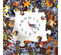 Puzzle a Forma Di Silenzioso Tick Acrilico Orologi - Molti Colori,su Misura Made