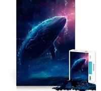 Puzzle a forma di squalo balena,1000 pezzi,gioco di concentrazione mentale,taglio di precisione,bordi lisci,gioco significativo per costruire connessioni (38x52cm)