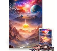 Puzzle a forma di stella piccola da 1000 pezzi per adulti, gioco per allenare la mente, divertimento condiviso, taglio di precisione, opera d'arte da esporre 38x52cm