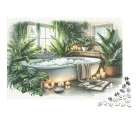 Puzzle a forma di treno a vapore per adulti e bambini, 1000 pezzi, sfida impossibile, gioco educativo, decorazione per la casa, design complesso, gioco mentale, solo per adulti, 75x50 cm/1000 pezzi