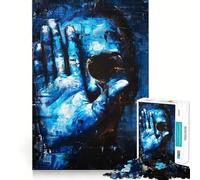 Puzzle a forma di volto da 1000 pezzi per adulti, gioco stimolante per il gioco in casa, taglio preciso, regalo perfetto 38x52cm